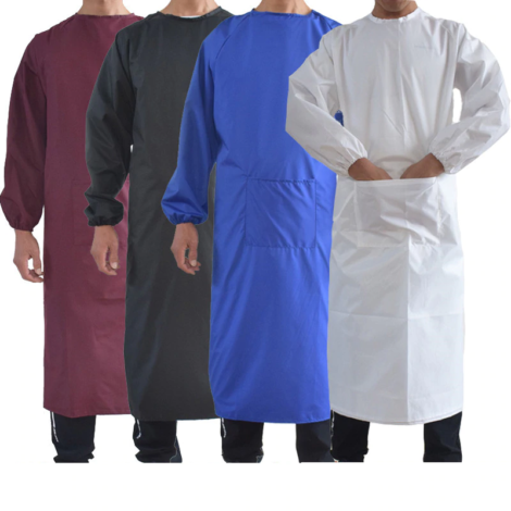 Lab-Coats-chaqueta-impermeable-de-manga-larga-uniforme-exfoliante-antigrasa-6-colores